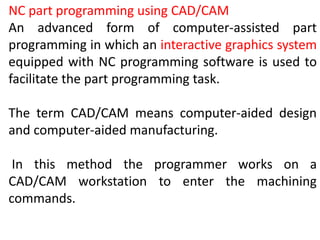 Nc part programming | PPT