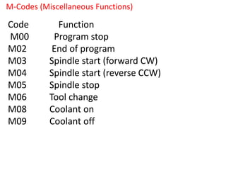 Nc part programming | PPT