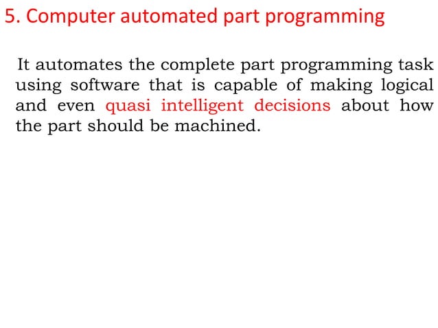 Nc part programming | PPT