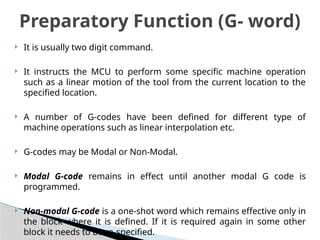 #NC Part Programming basic of NC programming | PPTX