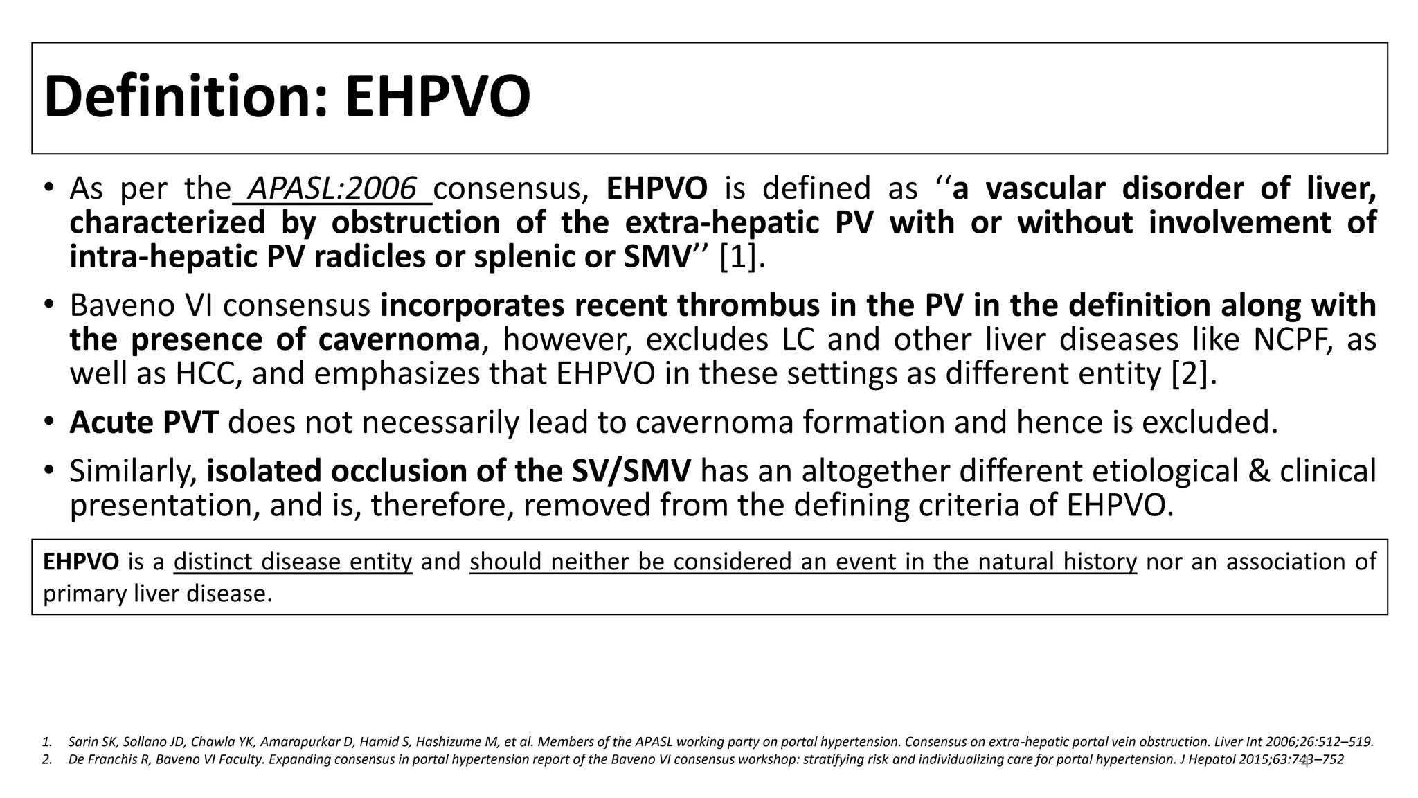 Ehpo Extra hepatic portal vein obstruction | PPTX