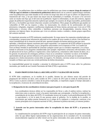 INSTRUMENTO DE OBSERVACION DE COMPROMISOS Y POLITICAS SOBRE VIH/SIDA