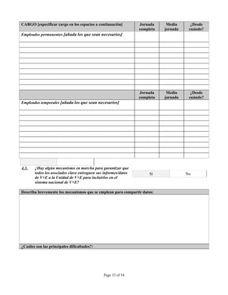 INSTRUMENTO DE OBSERVACION DE COMPROMISOS Y POLITICAS SOBRE VIH/SIDA