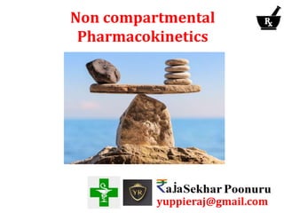Non compartmental
Pharmacokinetics
yuppieraj@gmail.com
 