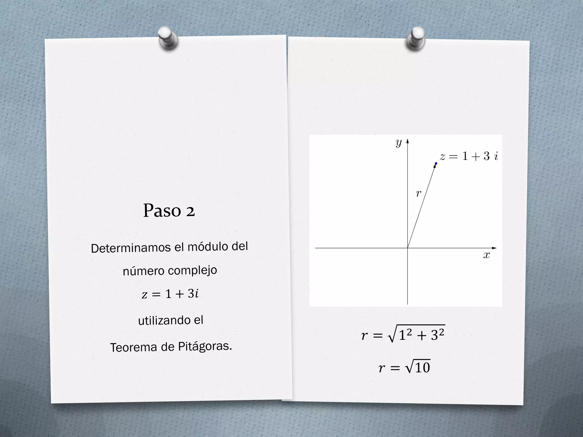 𝑟 = 12 + 32
𝑟 = 10