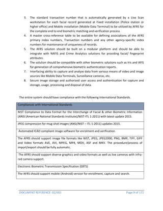 NCRB AFRS proposal | PDF
