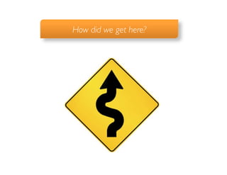 How did we get here?	

 