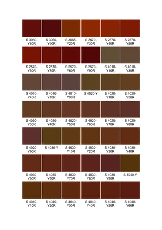 S 3060-   S 3060-    S 3065-   S 2570-    S 2570-   S 2570-
 Y80R      Y90R       Y20R      Y30R       Y40R      Y50R




S 2570-   S 2570-    S 2570-   S 2570-    S 4010-   S 4010-
 Y60R      Y70R       Y80R      Y90R       Y10R      Y30R




S 4010-   S 4010-    S 4010-   S 4020-Y   S 4020-   S 4020-
 Y40R      Y70R       Y90R                 Y10R      Y20R




S 4020-   S 4020-    S 4020-   S 4020-    S 4020-   S 4020-
 Y30R      Y40R       Y50R      Y60R       Y70R      Y80R




S 4020-   S 4030-Y   S 4030-   S 4030-    S 4030-   S 4030-
 Y90R                 Y10R      Y20R       Y30R      Y40R




S 4030-   S 4030-    S 4030-   S 4030-    S 4030-   S 4040-Y
 Y50R      Y60R       Y70R      Y80R       Y90R




S 4040-   S 4040-    S 4040-   S 4040-    S 4040-   S 4040-
 Y10R      Y20R       Y30R      Y40R       Y50R      Y60R
 