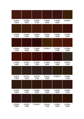 S 5030-   S 5030-   S 5030-    S 5030-    S 5030-    S 5040-Y
 Y50R      Y60R      Y70R       Y80R       Y90R




S 5040-   S 5040-   S 5040-    S 5040-    S 5040-    S 5040-
 Y10R      Y20R      Y30R       Y40R       Y50R       Y60R




S 5040-   S 5040-   S 5040-    S 4550-Y   S 4550-    S 4550-
 Y70R      Y80R      Y90R                  Y30R       Y40R




S 4550-   S 4550-   S 4550-    S 4550-    S 4550-    S 6010-
 Y50R      Y60R      Y70R       Y80R       Y90R       Y10R




S 6010-   S 6010-   S 6010-    S 6010-    S 6020-Y   S 6020-
 Y30R      Y50R      Y70R       Y90R                  Y10R




S 6020-   S 6020-   S 6020-    S 6020-    S 6020-    S 6020-
 Y20R      Y30R      Y40R       Y50R       Y60R       Y70R




S 6020-   S 6020-   S 6030-Y   S 6030-    S 6030-    S 6030-
 Y80R      Y90R                 Y10R       Y20R       Y30R
 