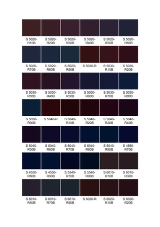 S 5020-   S 5020-    S 5020-   S 5020-    S 5020-   S 5020-
 R10B      R20B       R30B      R40B       R50B      R60B




S 5020-   S 5020-    S 5020-   S 5030-R   S 5030-   S 5030-
 R70B      R80B       R90B                 R10B      R20B




S 5030-   S 5030-    S 5030-   S 5030-    S 5030-   S 5030-
 R30B      R40B       R50B      R60B       R70B      R80B




S 5030-   S 5040-R   S 5040-   S 5040-    S 5040-   S 5040-
 R90B                 R10B      R20B       R30B      R40B




S 5040-   S 5040-    S 5040-   S 5040-    S 5040-   S 4550-
 R50B      R60B       R70B      R80B       R90B      R70B




S 4550-   S 4550-    S 5540-   S 5540-    S 6010-   S 6010-
 R80B      R90B       R70B      R90B       R10B      R30B




S 6010-   S 6010-    S 6010-   S 6020-R   S 6020-   S 6020-
 R50B      R70B       R90B                 R10B      R20B
 