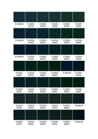 S 5020-B   S 5020-   S 5020-   S 5020-   S 5020-    S 5020-
            B10G      B30G      B50G      B70G       B90G




S 5030-B   S 5030-   S 5030-   S 5030-   S 5030-    S 5030-
            B10G      B30G      B50G      B70G       B90G




S 5040-B   S 5040-   S 5040-   S 5040-   S 5040-    S 5040-
            B10G      B20G      B30G      B40G       B50G




S 5040-    S 5040-   S 5040-   S 5040-   S 4550-B   S 5045-
 B60G       B70G      B80G      B90G                 B10G




S 4550-    S 4550-   S 4550-   S 4550-   S 4550-    S 4550-
 B20G       B30G      B40G      B50G      B80G       B90G




S 6010-    S 6010-   S 6010-   S 6010-   S 6010-    S 6020-B
 B10G       B30G      B50G      B70G      B90G




S 6020-    S 6020-   S 6020-   S 6020-   S 6020-    S 6030-B
 B10G       B30G      B50G      B70G      B90G
 