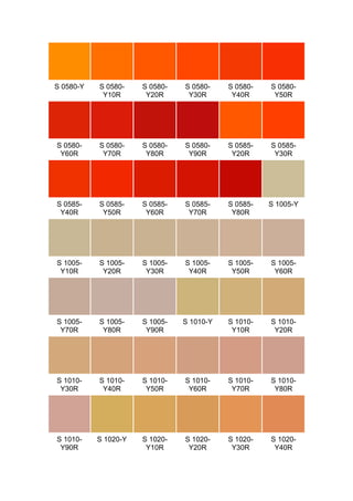 S 0580-Y   S 0580-    S 0580-   S 0580-    S 0580-   S 0580-
            Y10R       Y20R      Y30R       Y40R      Y50R




S 0580-    S 0580-    S 0580-   S 0580-    S 0585-   S 0585-
 Y60R       Y70R       Y80R      Y90R       Y20R      Y30R




S 0585-    S 0585-    S 0585-   S 0585-    S 0585-   S 1005-Y
 Y40R       Y50R       Y60R      Y70R       Y80R




S 1005-    S 1005-    S 1005-   S 1005-    S 1005-   S 1005-
 Y10R       Y20R       Y30R      Y40R       Y50R      Y60R




S 1005-    S 1005-    S 1005-   S 1010-Y   S 1010-   S 1010-
 Y70R       Y80R       Y90R                 Y10R      Y20R




S 1010-    S 1010-    S 1010-   S 1010-    S 1010-   S 1010-
 Y30R       Y40R       Y50R      Y60R       Y70R      Y80R




S 1010-    S 1020-Y   S 1020-   S 1020-    S 1020-   S 1020-
 Y90R                  Y10R      Y20R       Y30R      Y40R
 