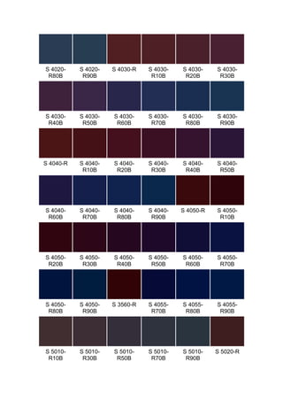 Natural Color System (NCS) | PDF