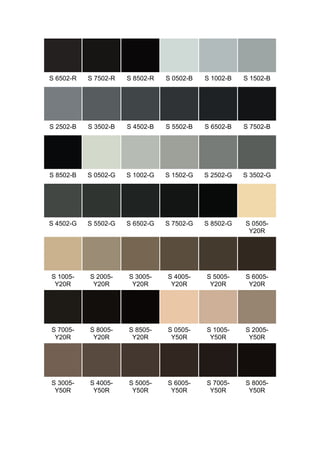 Natural Color System (NCS) | PDF