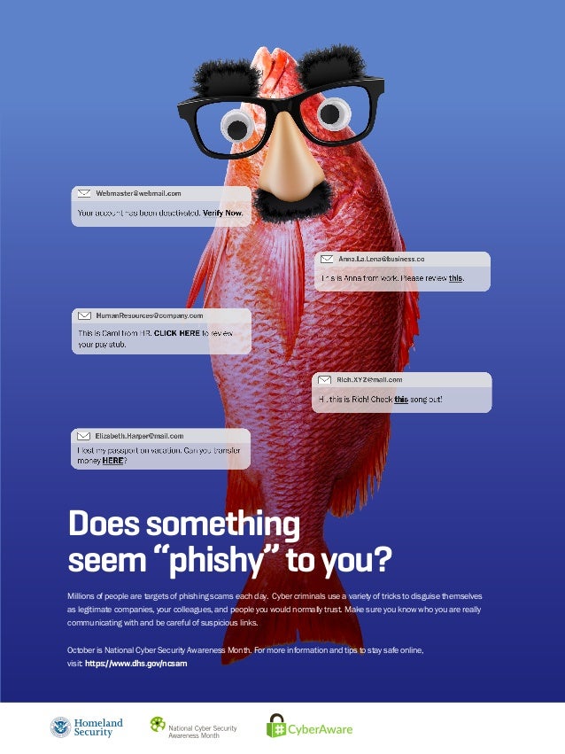 Nat'l Cyber Security Awareness Month (NCSAM) Posters