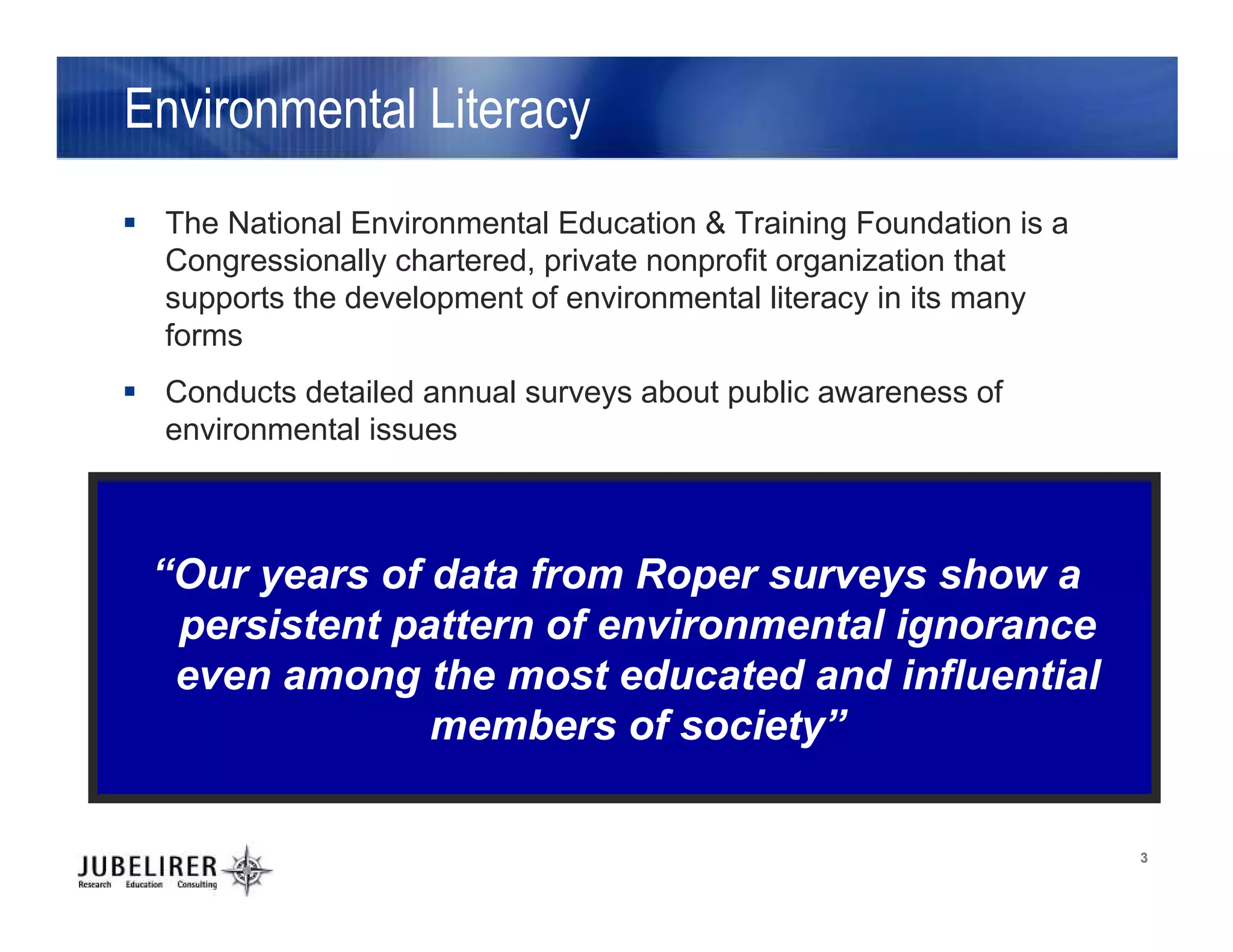 Who Cares? Exploring Consumer Attitudes toward Sustainability