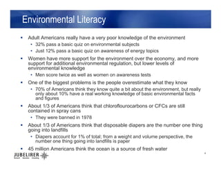 Who Cares? Exploring Consumer Attitudes toward Sustainability