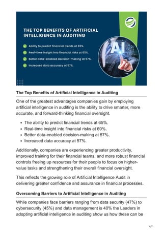 How to Use Artificial Intelligence in Auditing and Reporting | PDF