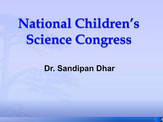 Dr. Sandipan Dhar
 