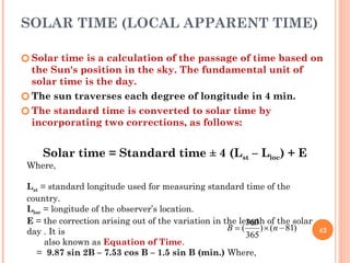 Local Apparent Time NCSE-Unit-1.pptx for students understanding | PPTX