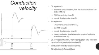 NERVE CONDUCTION STUDIES, ELECTROMYOGRAPHY | PPTX
