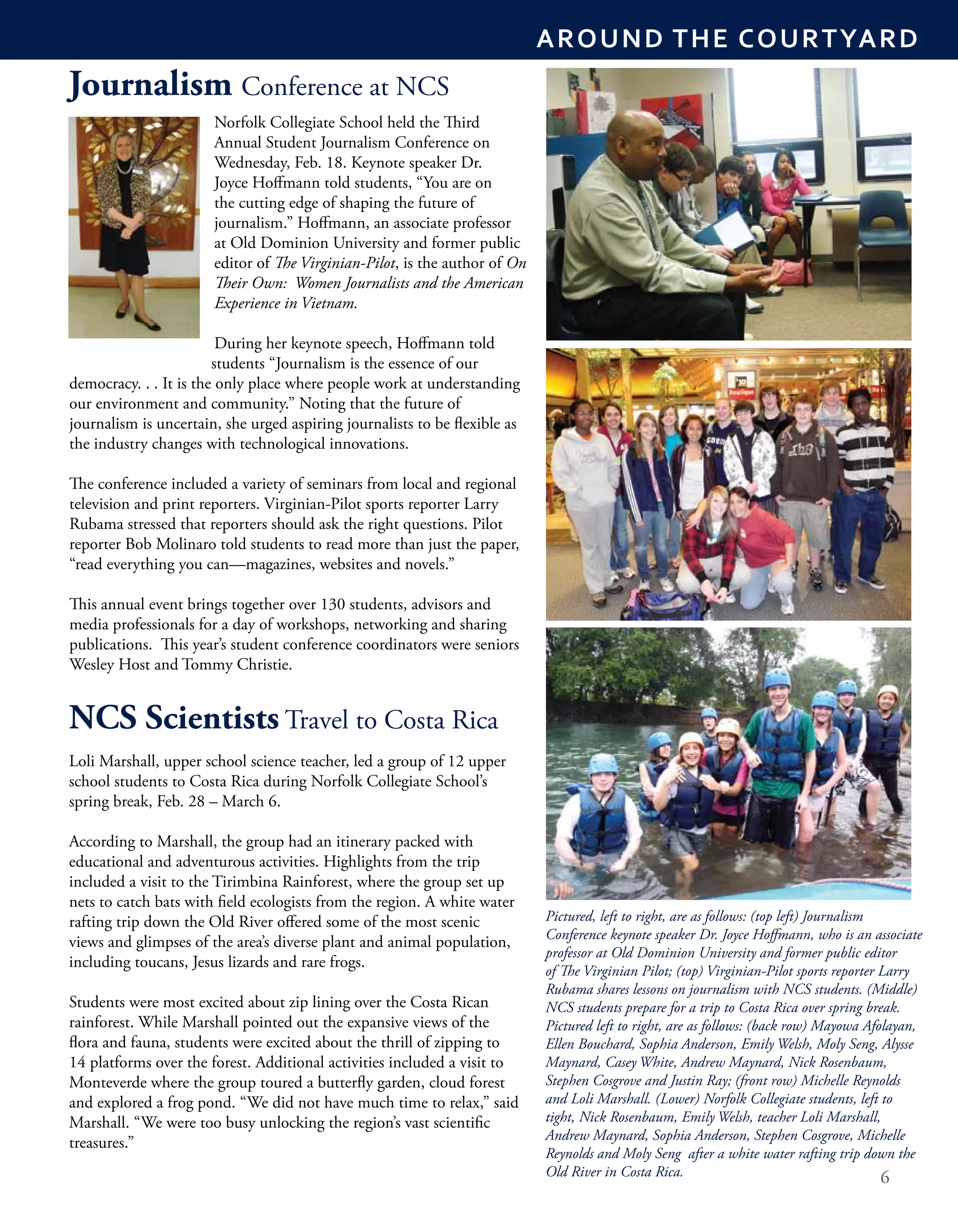Norfolk Collegiate School Spring 2009 | PDF
