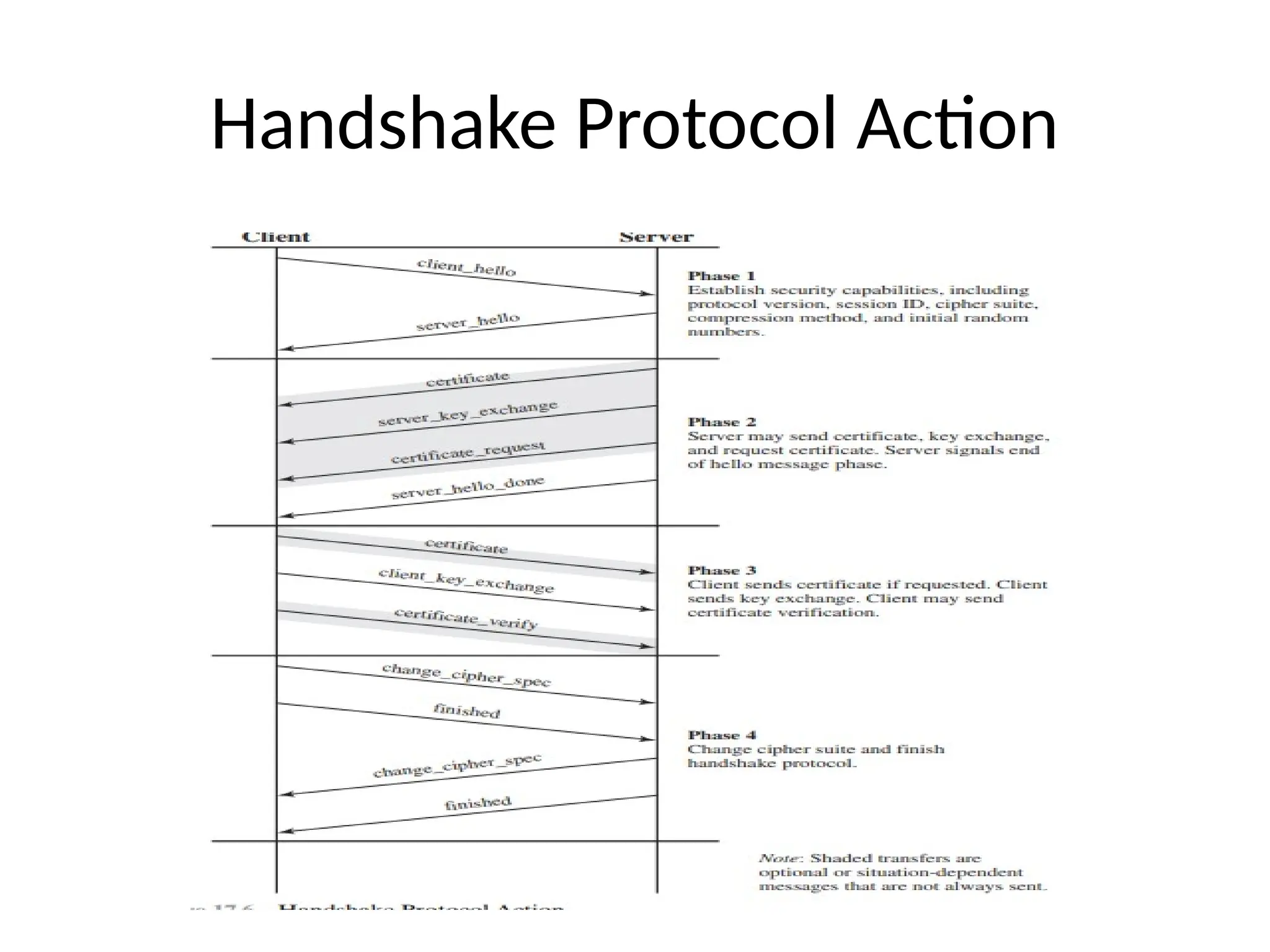 Handshake Protocol Action
 