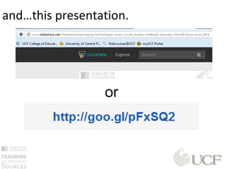 and…this presentation.
or
 