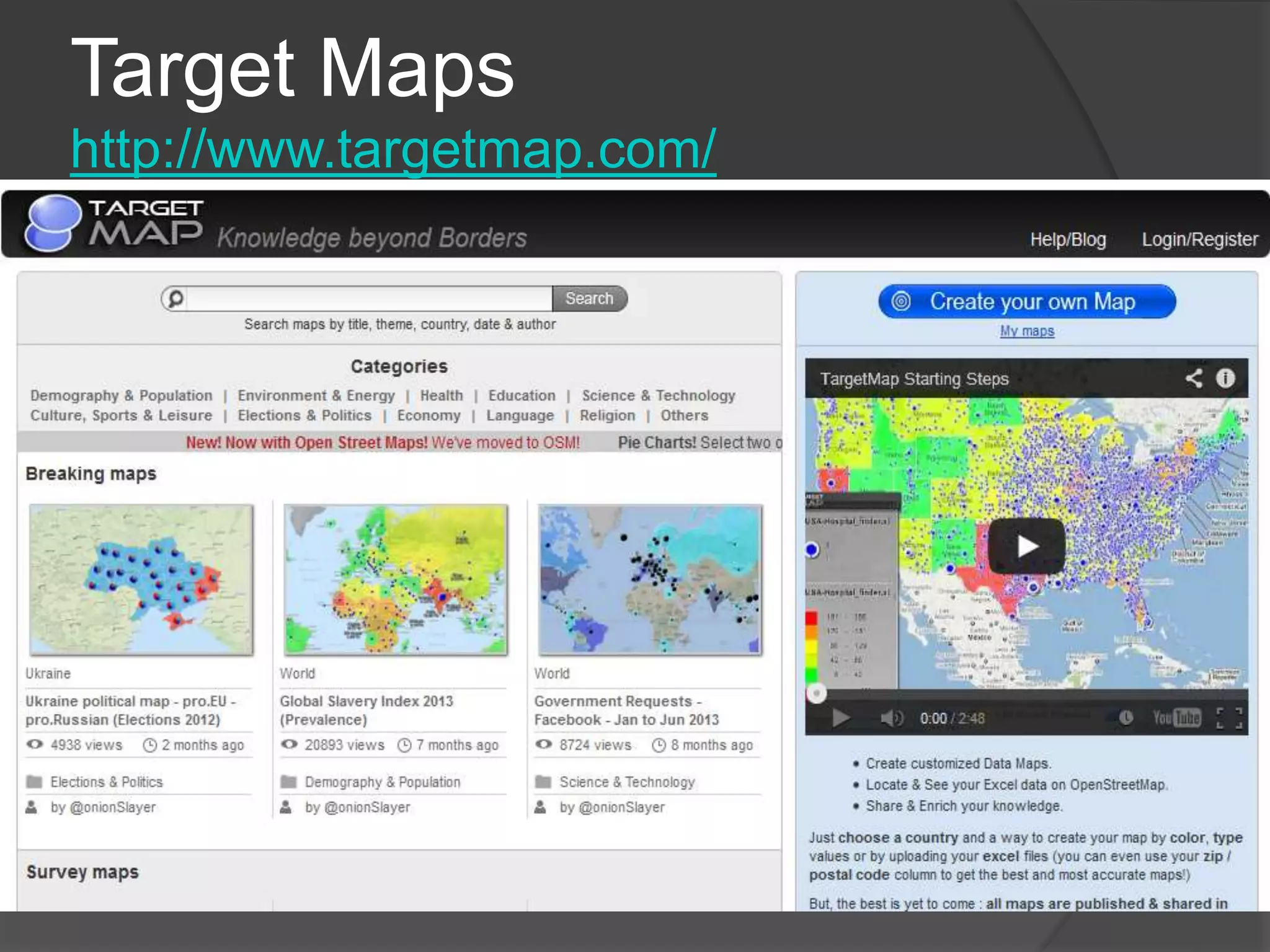 Target Maps
http://www.targetmap.com/