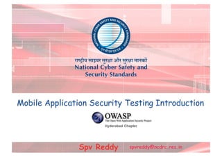 Mobile Application Security Testing