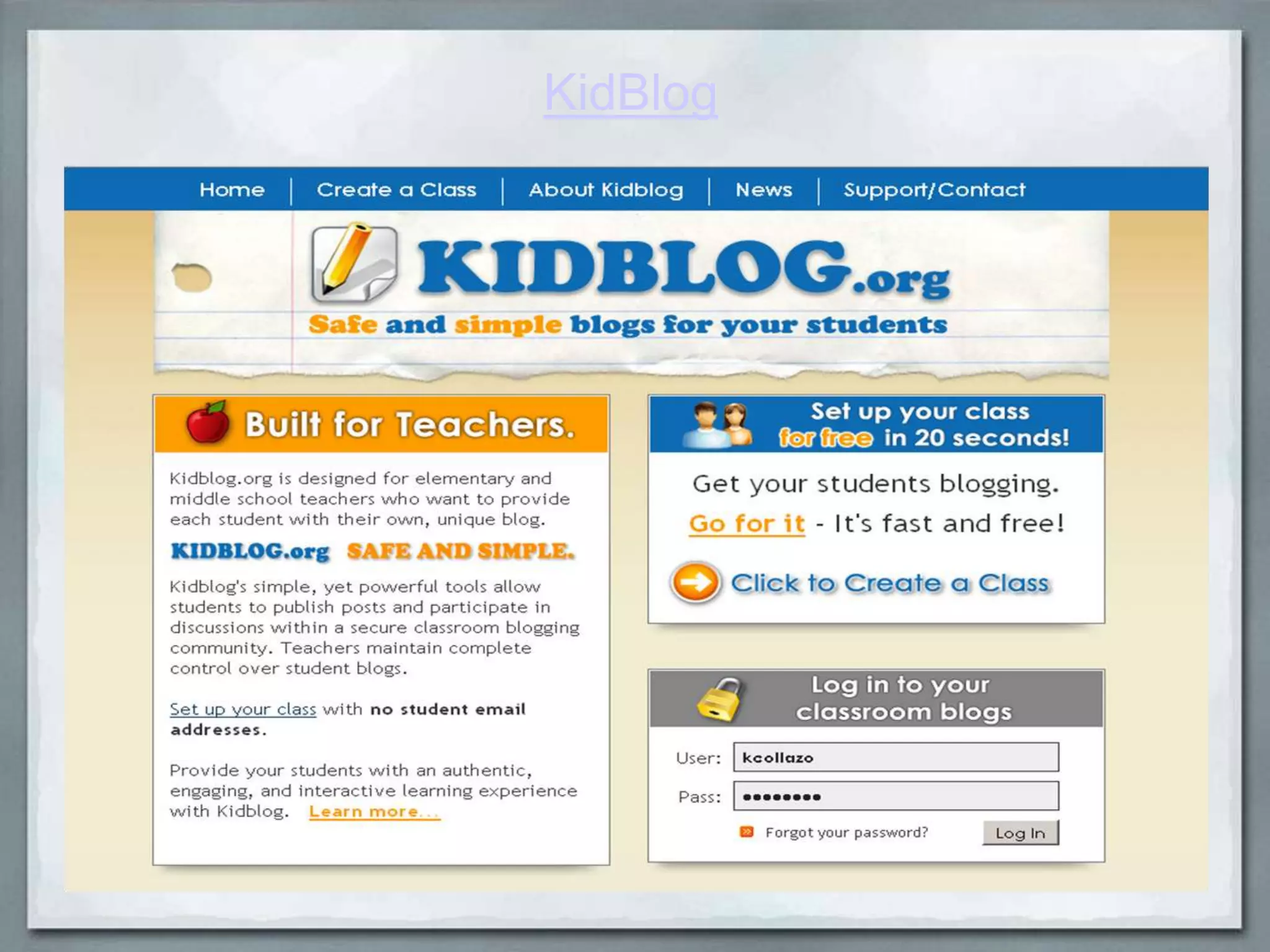 KidBlog

 