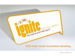 NCSU Public Health Social Media Marketing
 
