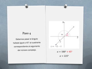 𝛼 = 180° + 45°
𝛼 = 225°