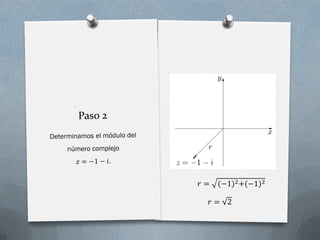 𝑟 = (−1)2+(−1)2
𝑟 = 2