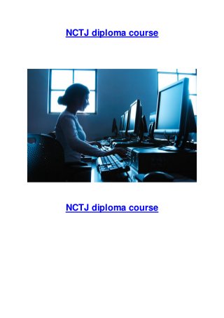 NCTJ diploma course

NCTJ diploma course

 