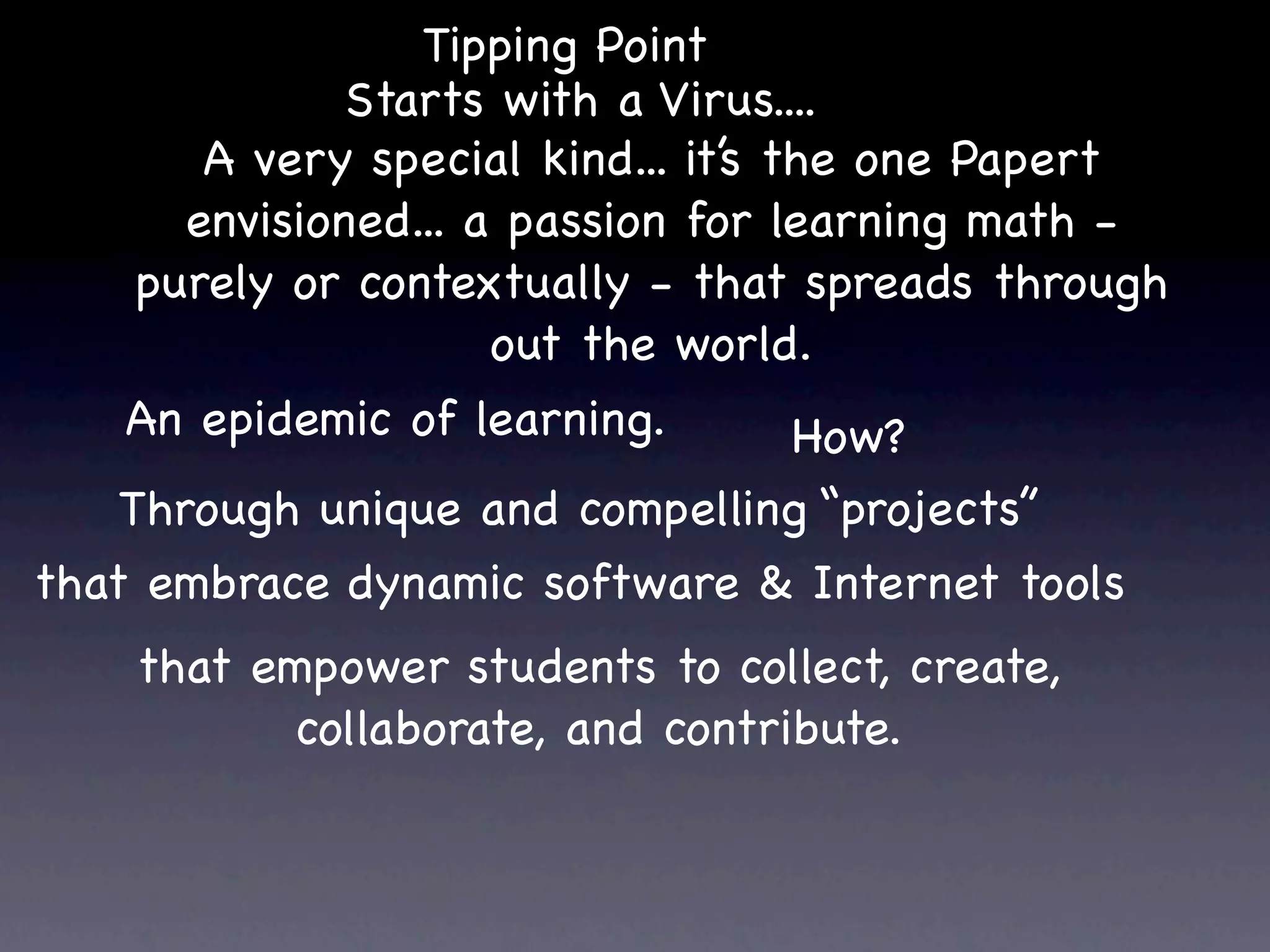 Web 2.0: A tipping point for bridging the digital divide in math achievement?
