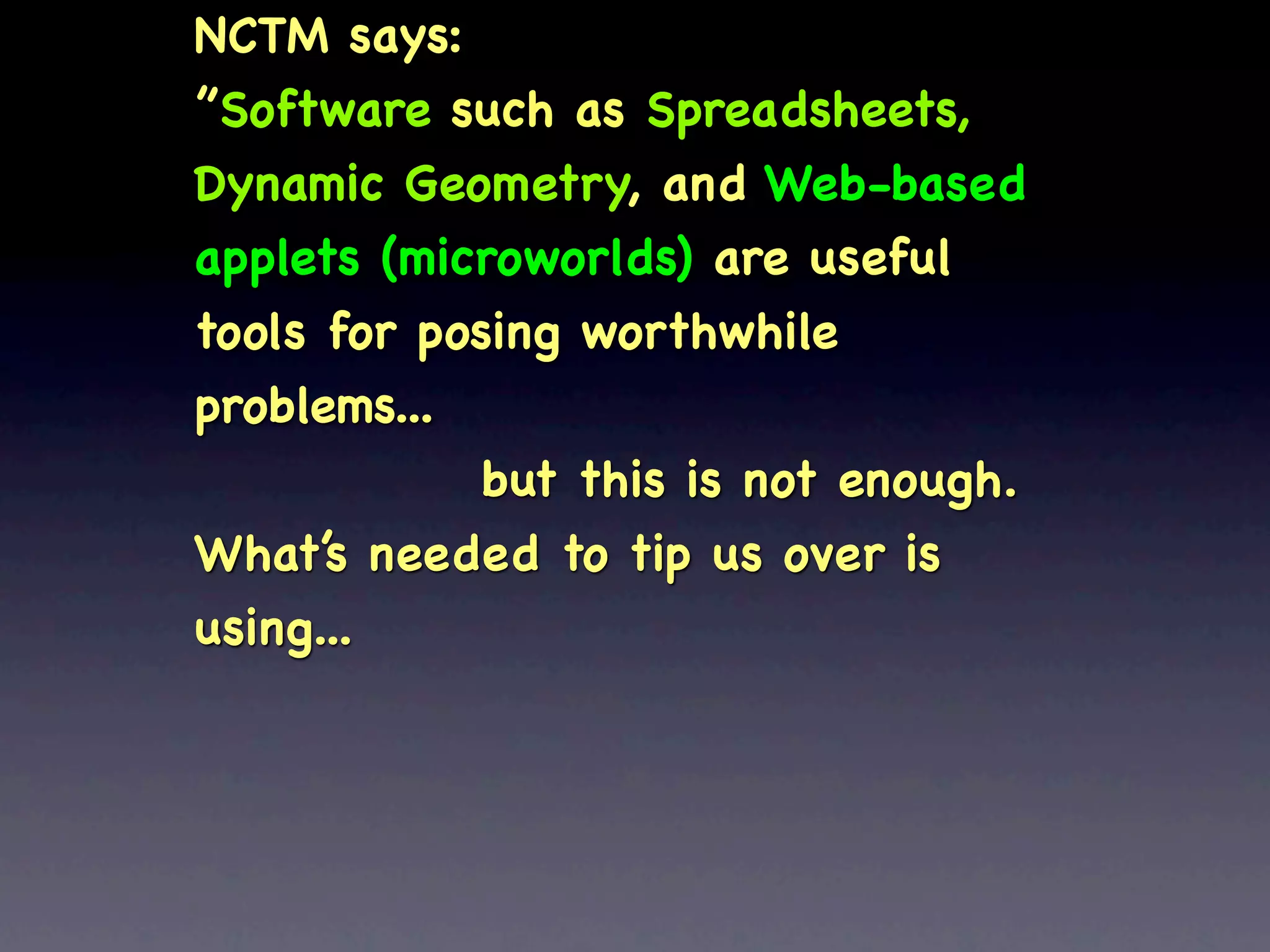 Web 2.0: A tipping point for bridging the digital divide in math achievement?