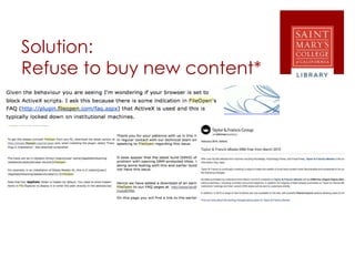 Solution:
Refuse to buy new content*
 