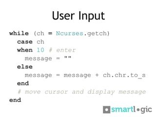 ncurses in your hobostove | PPT
