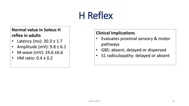 NCV and EMG.pptx | Brain and Nervous System Disorders | Diseases and ...