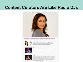 Content Curators Are Like Radio DJs
 