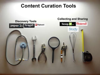 Content Curation Tools

                  Collecting and Sharing
Discovery Tools
 