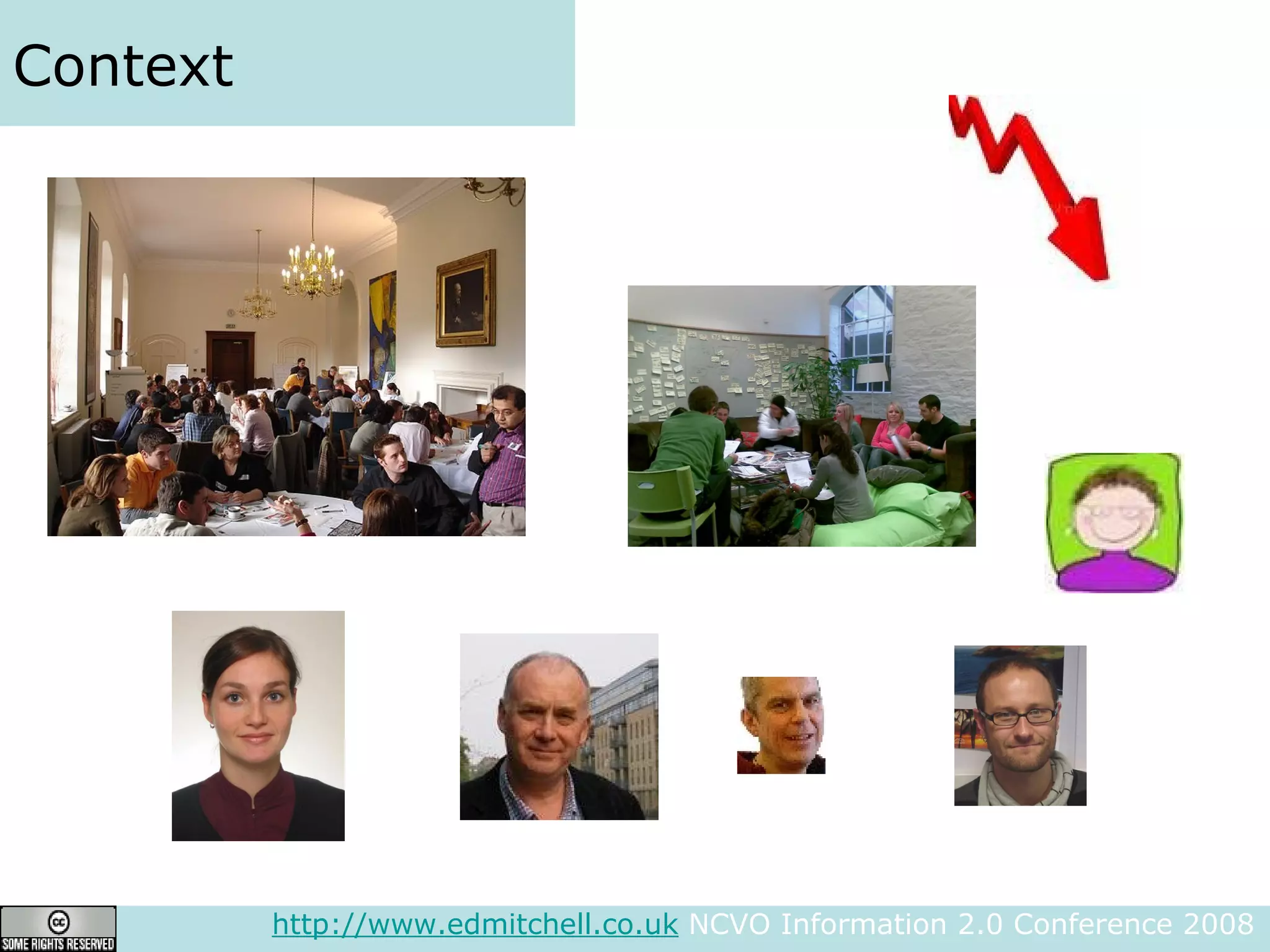 Context  http://www.edmitchell.co.uk  NCVO Information 2.0 Conference 2008  