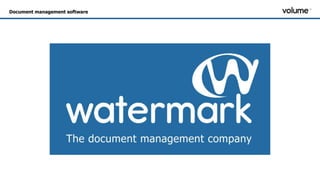 Document management software
 