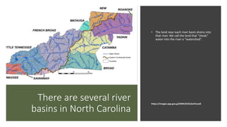 North Carolina watersheds and river basins | PPTX