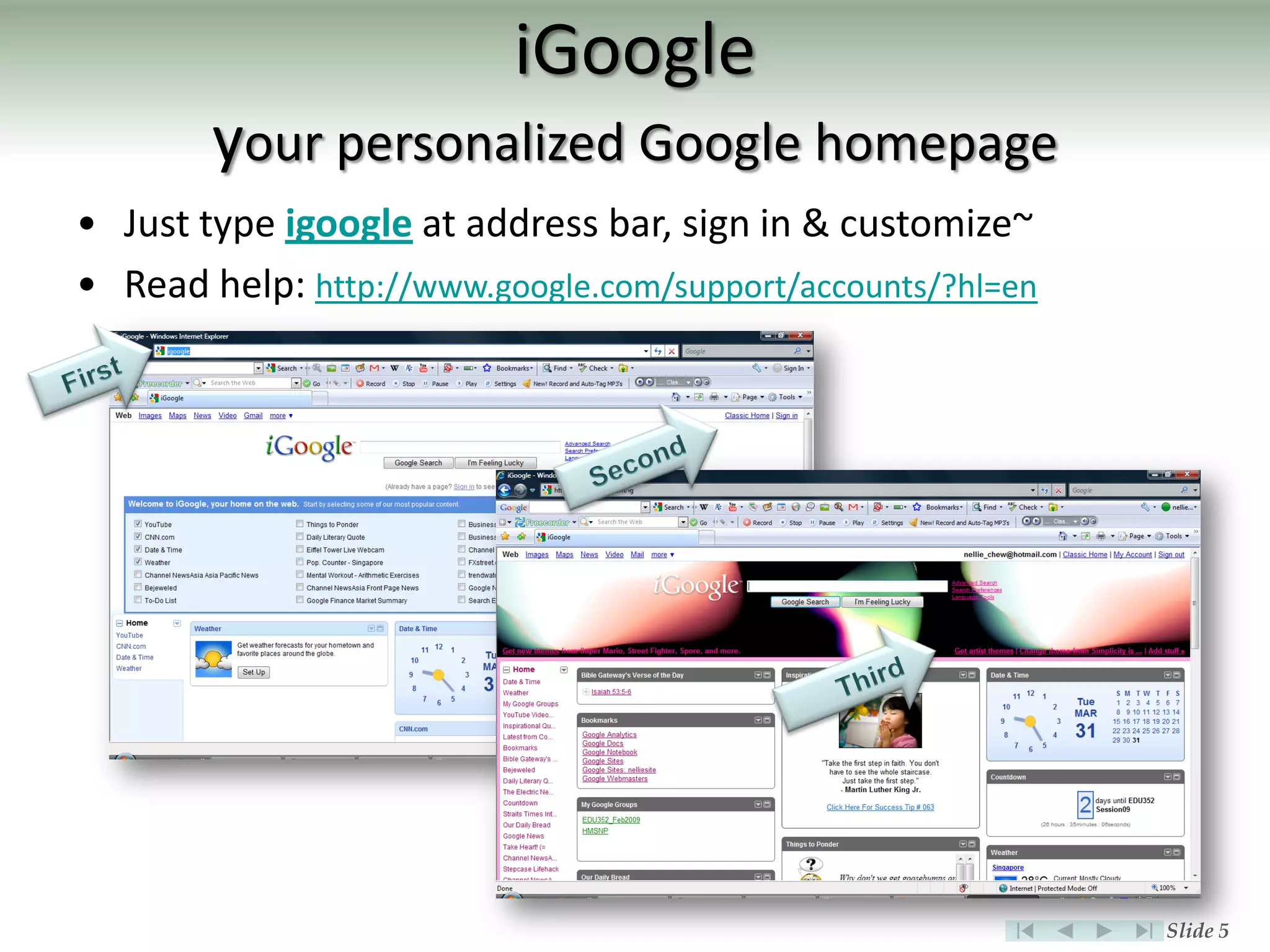 iGoogle, uGoogle?