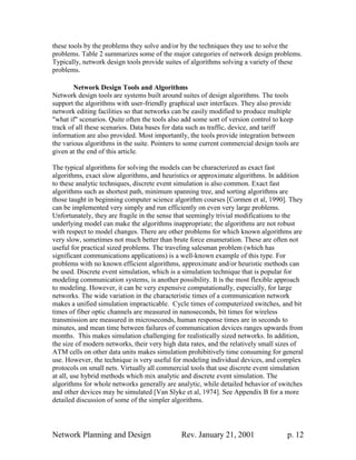 NETWORK PLANNING AND DESIGN, | PDF