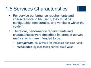 Service Characteristics Model ND 01 - Introduction.pdf jaringan dengan desain dan analisis | PDF