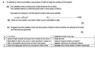 Chapter 11 and 12 questions and answers , past paper GCE ADVANCING PHYSICS B
