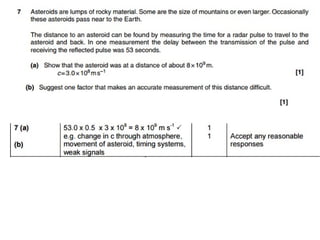 Chapter 11 and 12 questions and answers , past paper GCE ADVANCING PHYSICS B